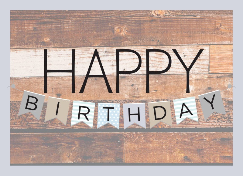 CEO Cards - Birthday Greeting Cards (Pastel Banner), 5x7 Inches, 25 Cards & 26 White Envelopes (B1602) - Image 2